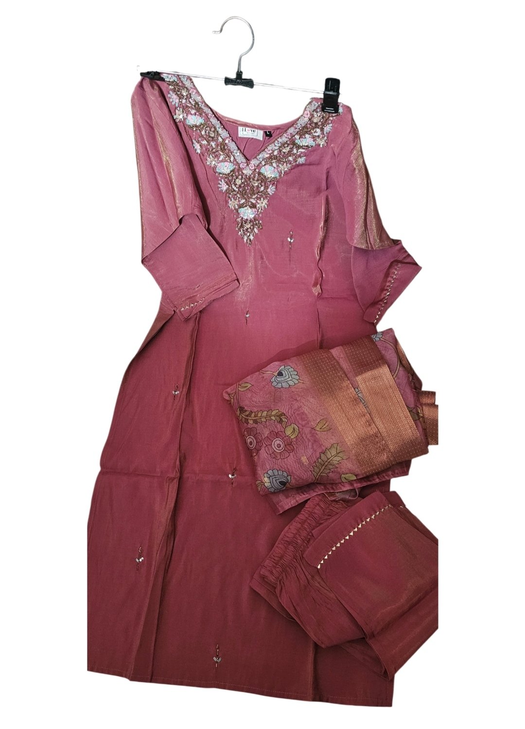 Kurta pant dupatta set